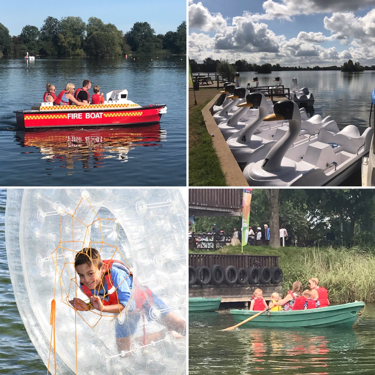 cotswoldbeach's tweet photo. FANGtastic Half Term Offer, just £10 for 3 of any of these lake activities below -Quote SPIDERWEB on arrival ! #halftermfun #halftermoffer https://t.co/PgYbobN6mA