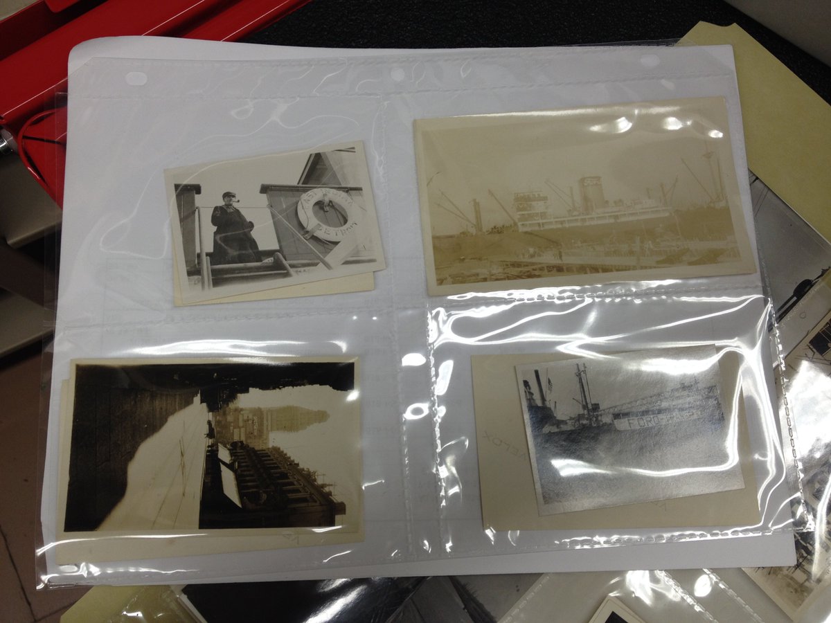 JUArchivist's tweet photo. Working on J.C. Groff coll today. Was captain on M/S East Indian for Ford Motor in 1926. #shipping #FordFleet https://t.co/EmRJ89snLM