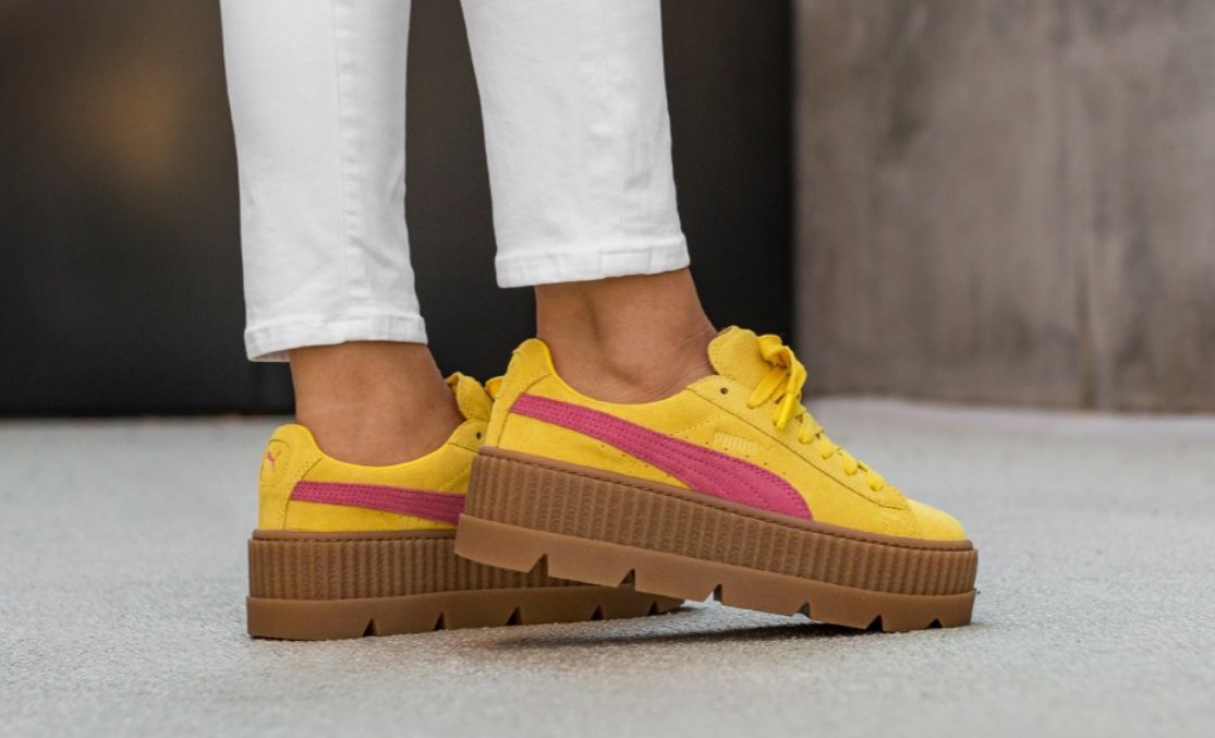 human race shoes yellow