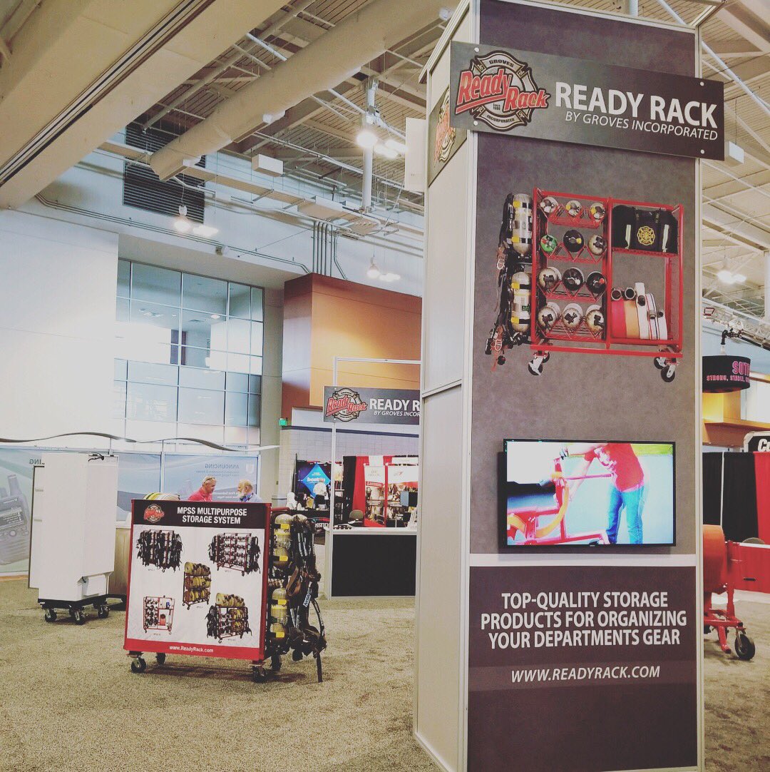 ReadyRack's tweet photo. Visit #ReadyRack in booth # 811 at #firehouseexpo And be the first to see/pick up our 2018 Fire Catalog! #firehouseexpo2017 https://t.co/IMx1BdLFCf
