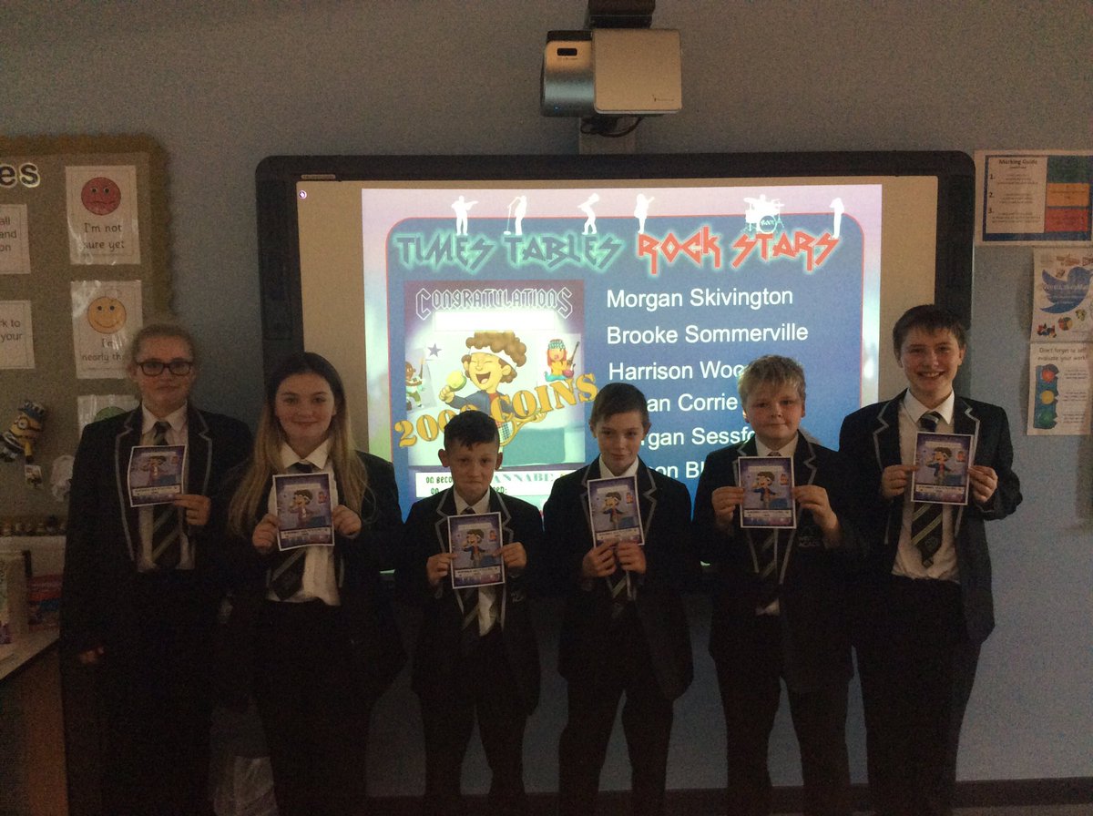 MissGreenWLA's tweet photo. Our Y7 Times Table Rock Stars! ✖️🎸👏@WestLakesMaths @WestLakesAcad @WLARewards https://t.co/N8wfrTIP0l