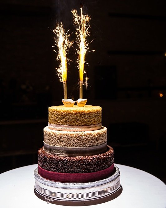 HoopLaCatering's tweet photo. Throwback to my wedding cake from November 2013 @WickFarmBath Rice Krispie tiers of chocolate, toffee &amp; marshmallow!
#weddingcake #homemade https://t.co/5xWSevFSbs