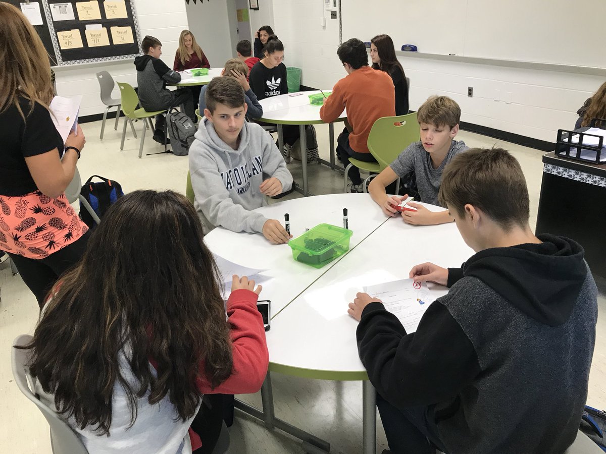 Wish this was my Math Classroom when I was in HS #accentWall #writableWhiteBoardTables #highEnergyTeacher #theseKidsLoveMath