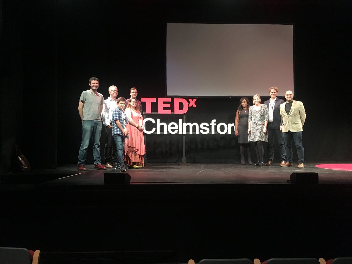 What a fabulous bunch of our excellent speakers! #TEDxChelmsford 2017