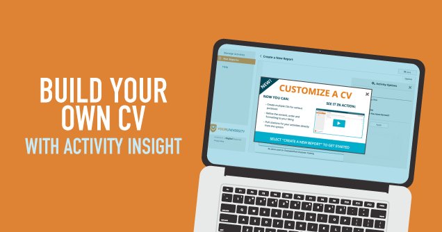 DigitalMeasures's tweet photo. Customize your CV with Activity Insight! Create CVs for grant applications, conference proposals, the web &amp; more: https://t.co/WG1cnGrv6r https://t.co/Owqnb42f4k