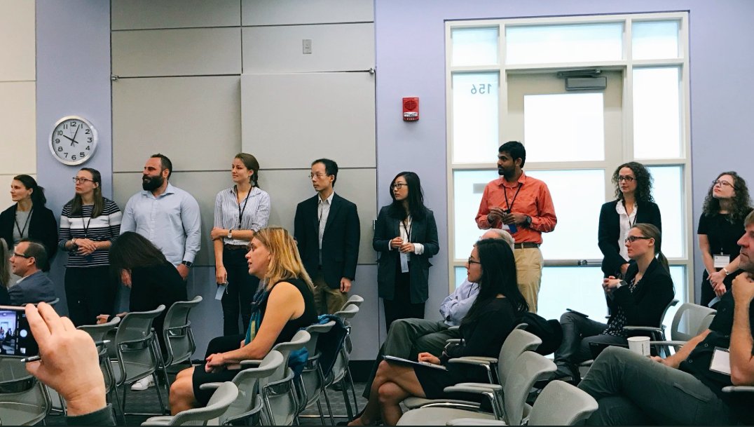 deniswirtz's tweet photo. @ara_anderson Very proud @JHU_ChemBE @INBT_JHU student Alexandra Sneider (who is just early 2nd year, right), was selected for this great recognition!! https://t.co/mdjxUwyGvP