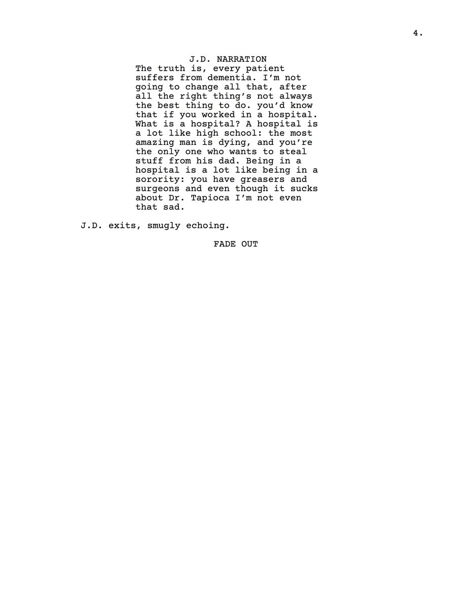 Hello. We trained predictive keyboards on 'Scrubs' scripts and wrote the exact average episode of 'Scrubs'
bit.ly/2x7N6Ft