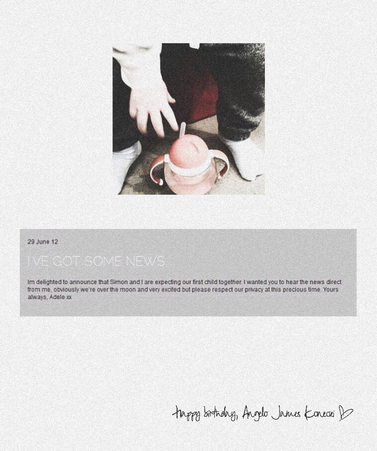 AdeleNowuk's tweet image. Adele's son, Angelo turns 5 today! 🎈♥️