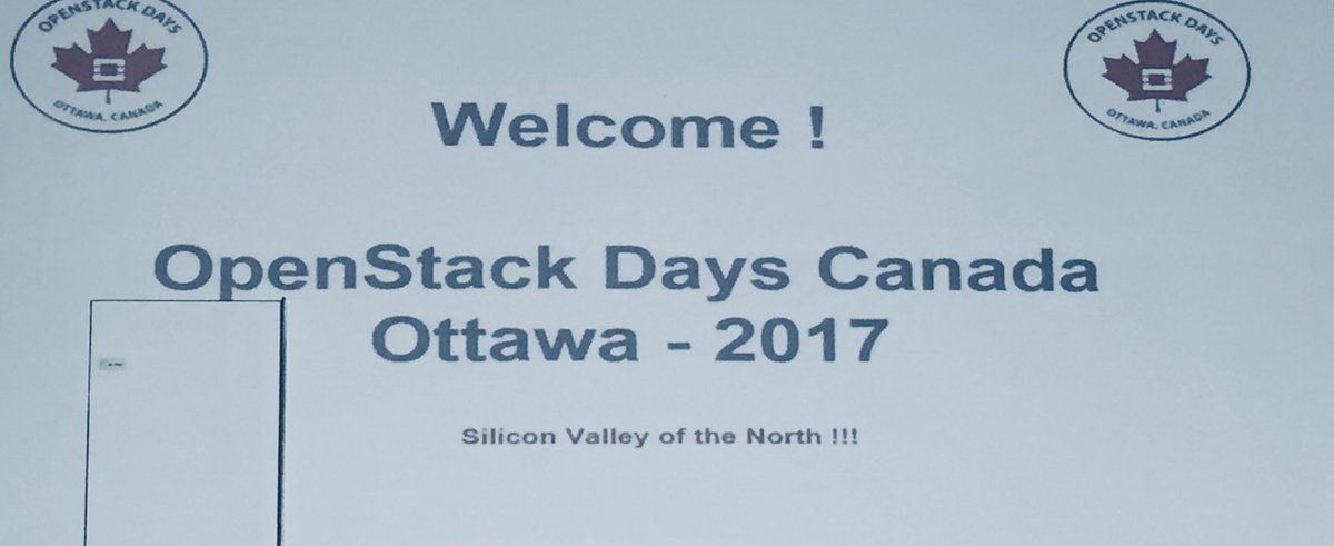 chris_di_maio's tweet photo. Meanwhile in Canada ... #OVH is @openstackdayscanada #OpenStackCA #firstedition #Ottawa https://t.co/c4fodVFgzc