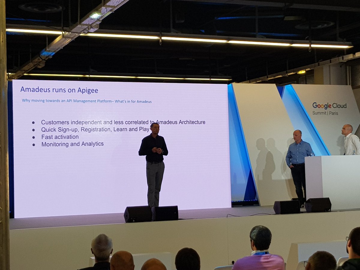 ApigeeFR's tweet photo. How to answer customer expectations and solve digital challenges thanks to API Management? @AmadeusITGroup runs on @ApigeeFR #cloudsummit17 https://t.co/2zz61nFKYU