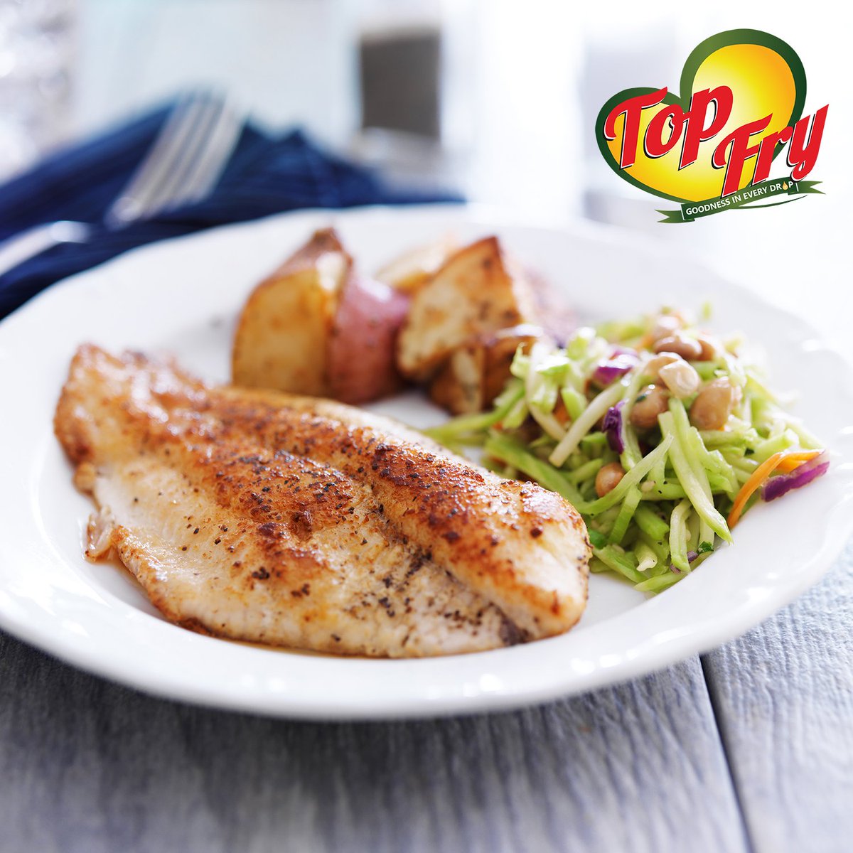 TopFryKenya's tweet photo. Are you stuck for what to cook your loved ones this Mashujaa Day? 
Try our mouth-watering Lemon Tilapia Fillets over on Facebook! https://t.co/TuYnDCETjh