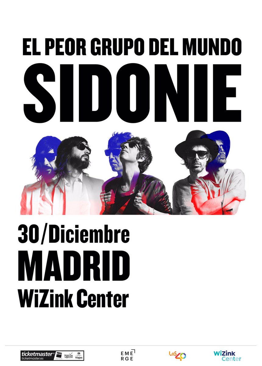 sidonie_'s tweet photo. FIN DE GIRA
EL PEOR GRUPO DEL MUNDO
30 diciembre @WiZinkCenter 
Hazte con tu anticipada aquí > https://t.co/spBudSzkU3
#Sidonie #Madrid https://t.co/wRMVR7GyIS
