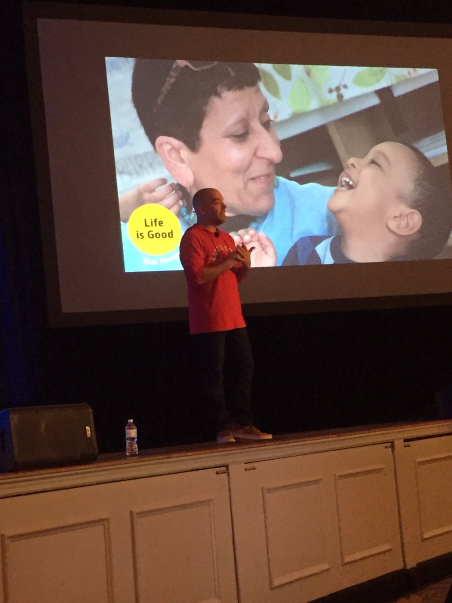 ERBlearn's tweet photo. A big thank you to Steve Gross from @Lifeisgood Kids Foundation for kicking off our conference this morning!! #ERBlearn #ERBconference https://t.co/O6D9Gy1Z4c