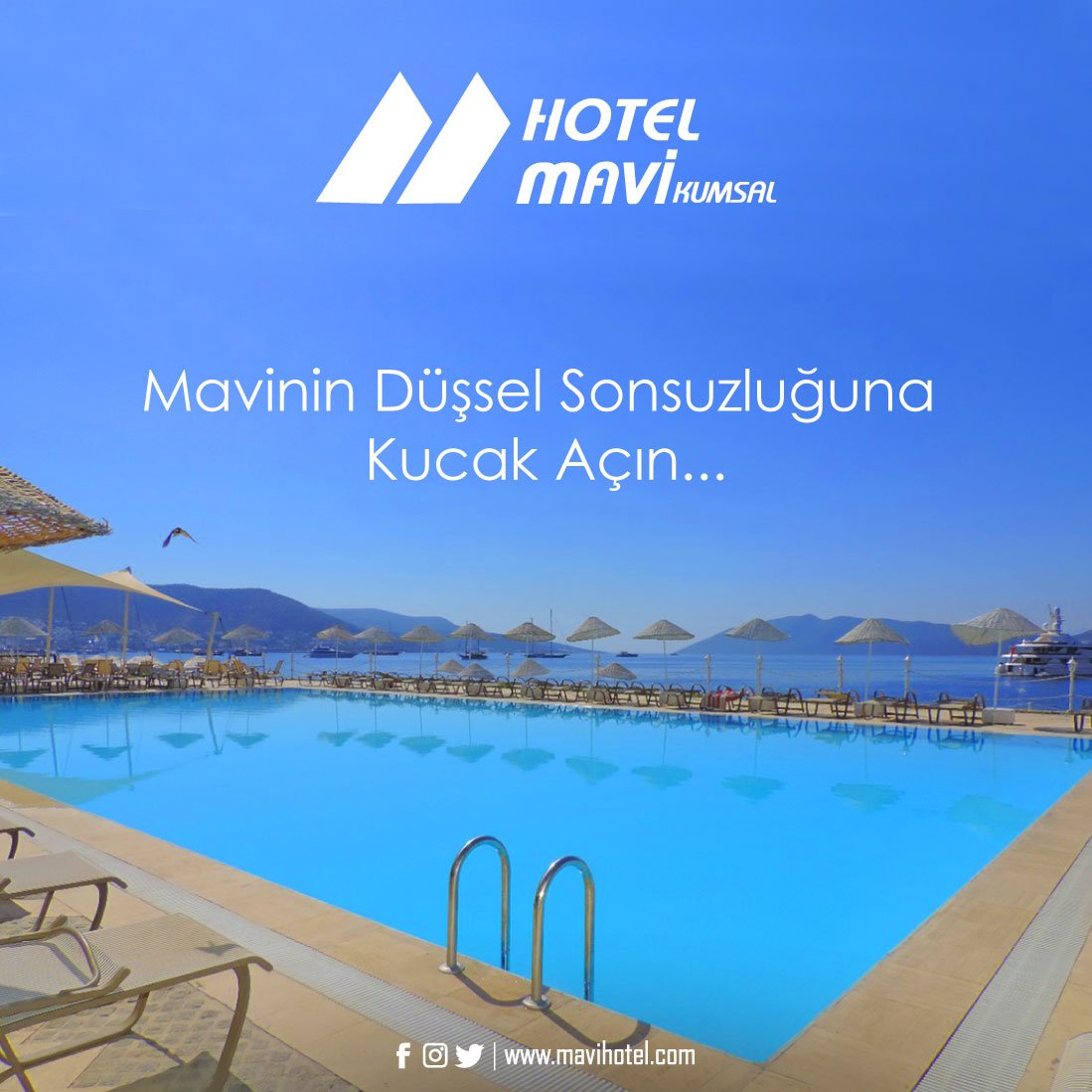 Mavi Kumsal Hotel Bodrum
📬mavihotel.com                   
☎0 252 424 03 73 
☎Whatsapp&amp;Viber:0553 268 81 82
#tatilyapmayankalmasın