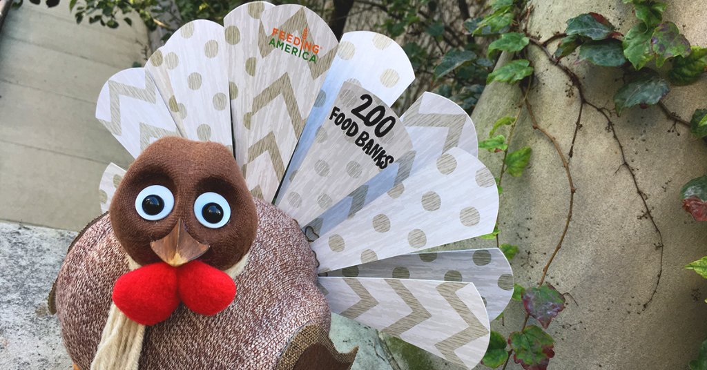 FeedingAmerica's tweet photo. It’s NEVER too early for @turkeyontable #ThankfulThursdays when we have so much to celebrate! First shout-out goes to network food banks! https://t.co/c2qJBER23c