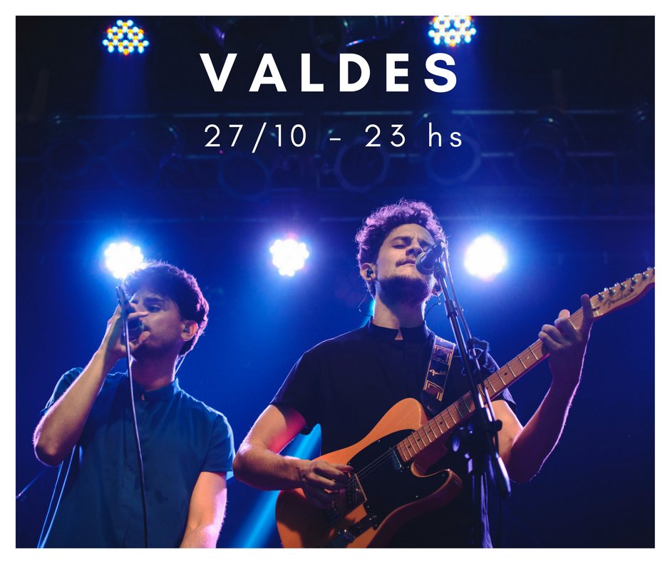 Una de las bandas que estará en el <a href="/lollapaloozaar/">Lollapalooza Argentina</a> llega a San Luis!! <a href="/valdesmusica/">Valdes</a>  se presentará en Minga Resto Bar, Av. Del Fundador 1140. Entradas a $100!