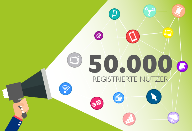 crossvertise's tweet photo. GESCHAFFT... 50.000 registrierte Nutzer @ #crossvertise Auf die nächsten 50.000!!! https://t.co/ejyd28ggT8