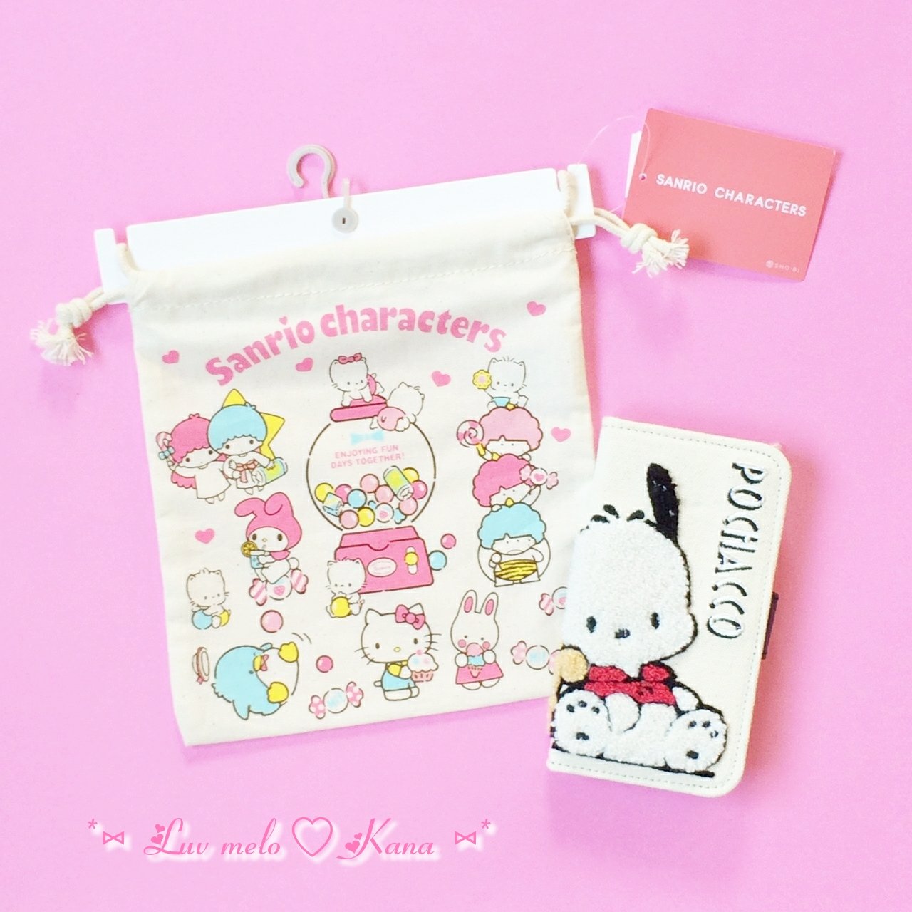 Kanaめろ 少しずつ復活 ﾟ サンリオキャラクターズ ポチャッコ しまむら購入品 ﾟ 巾着袋 Iphoneケース T Co 8hi0cpu02h Twitter
