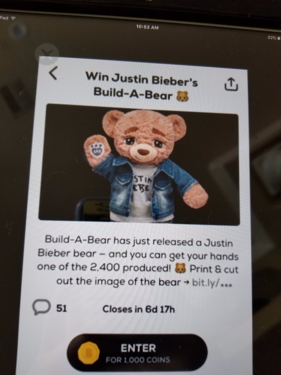 StephTheGroupie's tweet photo. @Bkstg is doing a #bieberbear giveaway challenge. You can enter in justin's hub. https://t.co/2X6J4mpzUo