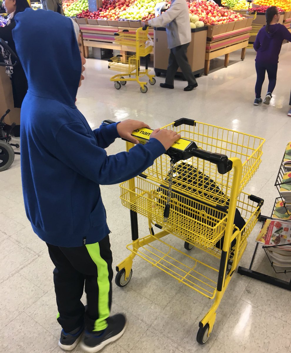 Mrs_A_Isaac's tweet photo. Grocery shopping today for #lifeskills program. #showcasingAbilities #SERT https://t.co/2mFwc7AARc