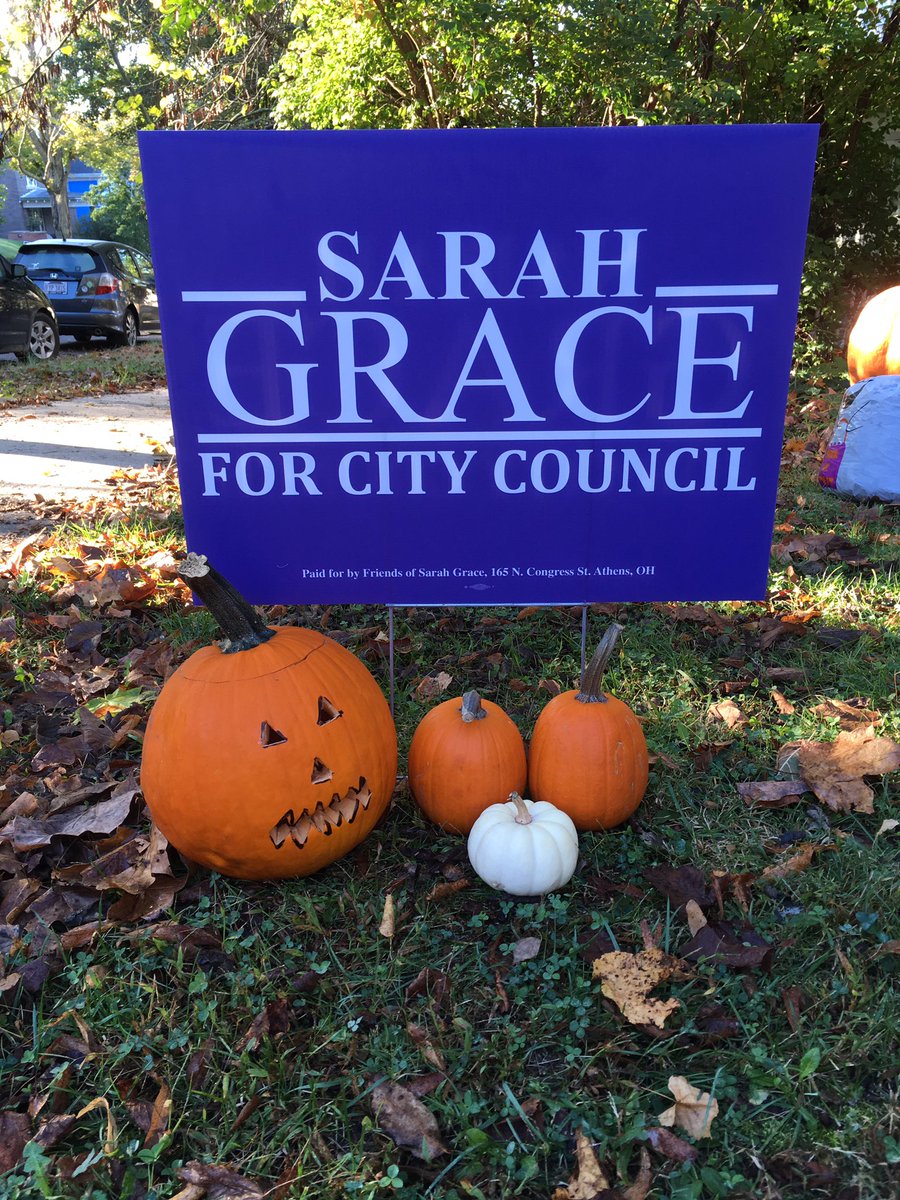 SarahGraceForOH's tweet photo. Hello people of Athens! New signs are here. Let me know if you want one! https://t.co/heUJRY1FZh