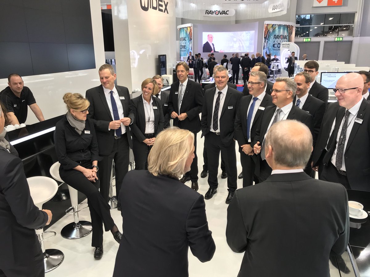 The <a href="/widex/">WIDEX</a> team at #EUHA2017 have introduced the rechargeable #BeyondZ with 'long battery life and ultimate sound quality' #audpeeps