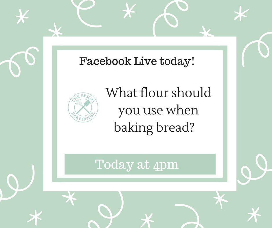 EpsomBakehouse's tweet image. Going live on Facebook at 4pm to chat all things #realbread - join me?! #breadmakingtips facebook.com/TheEpsomBakeho…