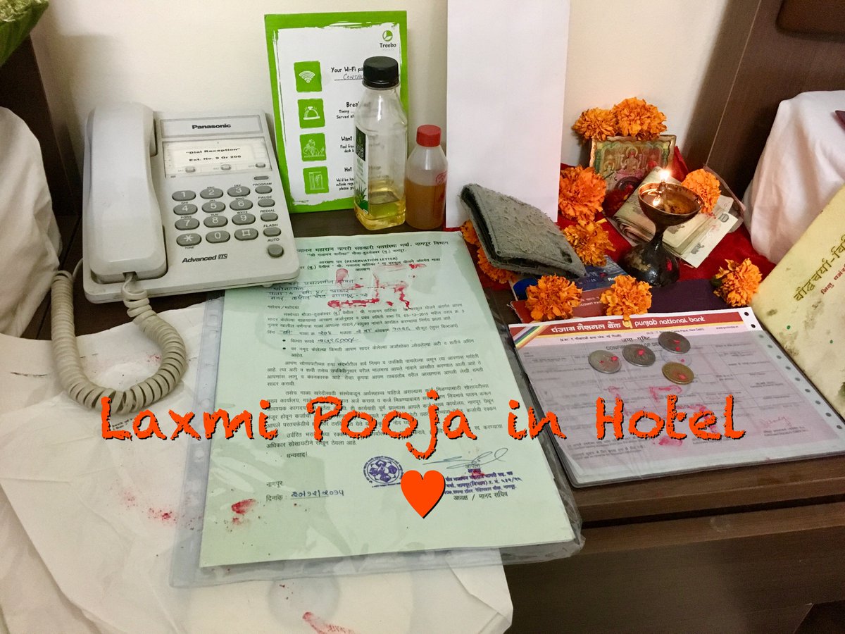 LibrPalestine's tweet photo. Laxmi Pooja in Hotel #treebo #ornet #hinjewadi #phase1 https://t.co/88KVmiEOtf