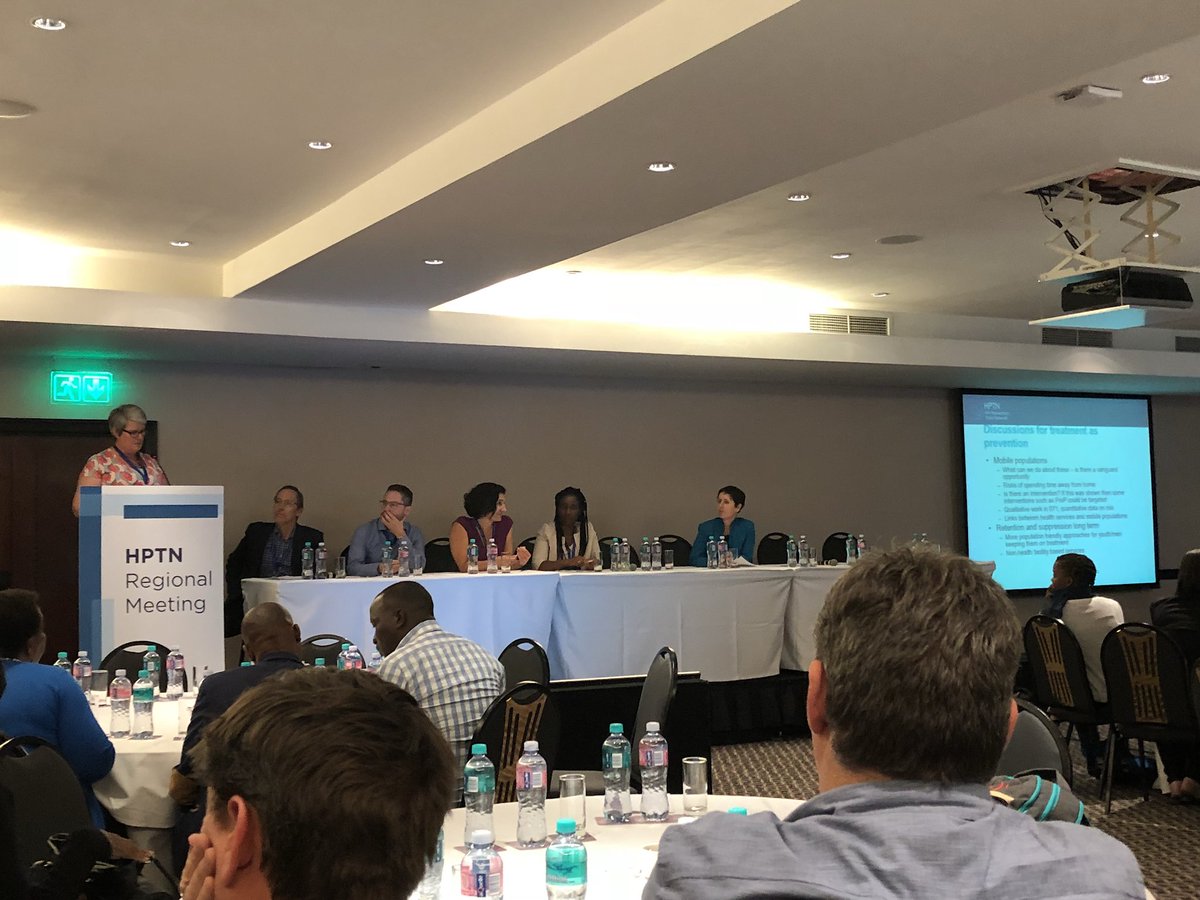 Happening now: discussions on the state of #HIV prevention research at the HPTN Regional Meeting in Johannesburg #HIVPrevention