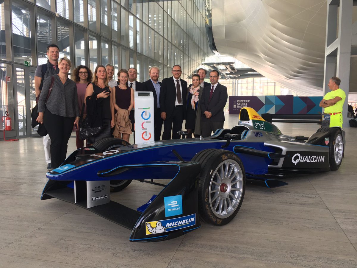 #FormulaE brings #electricvehicle charging infrastructure investment to pilot district of #EVEnergy partner EUR S.p.A.! #RomeEPrix