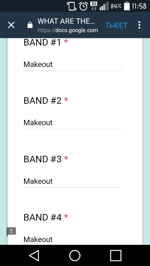 naanyrojasok's tweet photo. Voting again for @makeoutofficial while I have a break on the university
@VansWarpedTour https://t.co/n0zckGN3a1