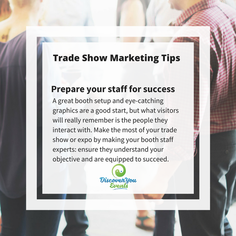 DiscoverUEvent's tweet photo. Prepare your people - staff training is crucial to trade show success! #TradeShowTips #DiscoverYouEvents #Networking #RhodeIsland #OSBE2017 https://t.co/S6jcn6Q38I