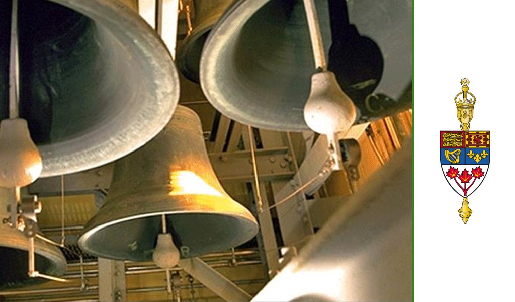 OurCommons's tweet photo. The #PeaceTower #Carillon recital from 12-12:15 p.m. today by Jonathan Hebert will end with the song #Bobcaygeon in tribute to #GordDownie. https://t.co/0B6w9PJJg6