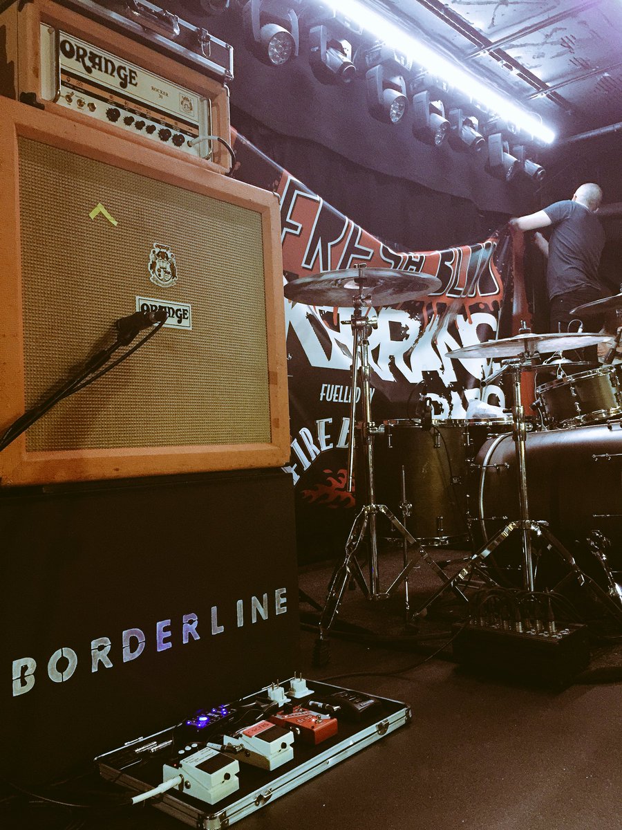 A peak at tonights <a href="/KerrangMagazine/">Kerrang!</a> #FreshBlood at <a href="/theborderline/">Borderline</a>. Nearly time to get fuuu.... eulled by fire 😏☄️#fuelledbyfire #fireball