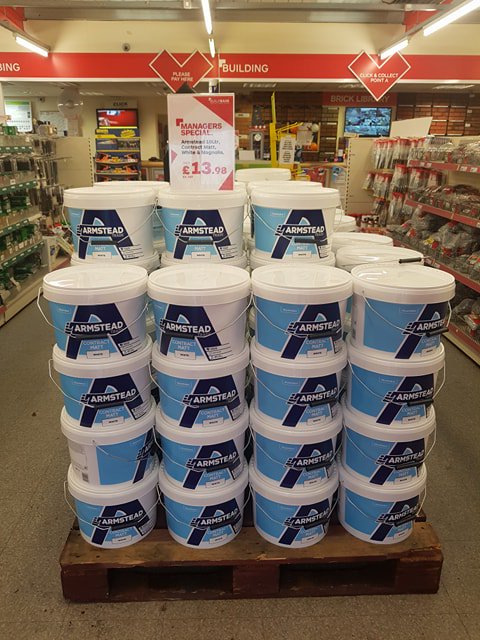 BuildbaseDerby's tweet photo. What A Deal!!
Armstead Trade Contract Matt 10Ltr
White & Magnolia
Only ยฃ13.98+vat :D
#buildbase #paintbase #derby #deal #paint #Armstead ๐ https://t.co/lKG0gIq0yB