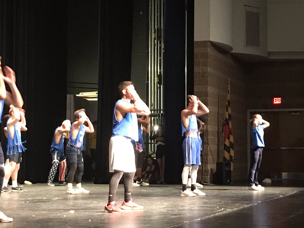 DrJones_OSSI's tweet photo. "Guy poms" steal the show at the varsity pep rally @Barons2018 @Barons2019 @BCCSGA https://t.co/bUzWiTV1kF