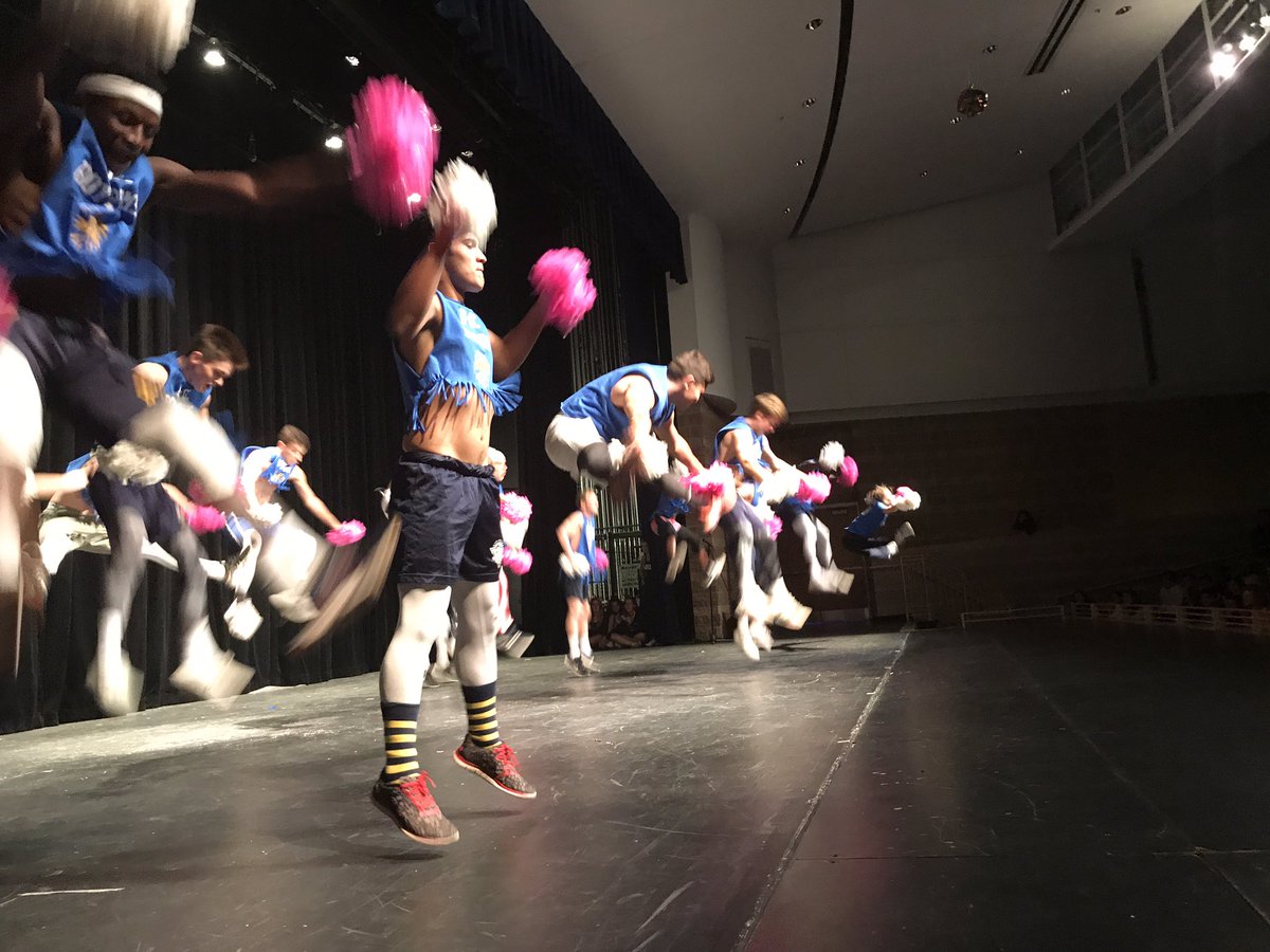DrJones_OSSI's tweet photo. "Guy poms" steal the show at the varsity pep rally @Barons2018 @Barons2019 @BCCSGA https://t.co/bUzWiTV1kF