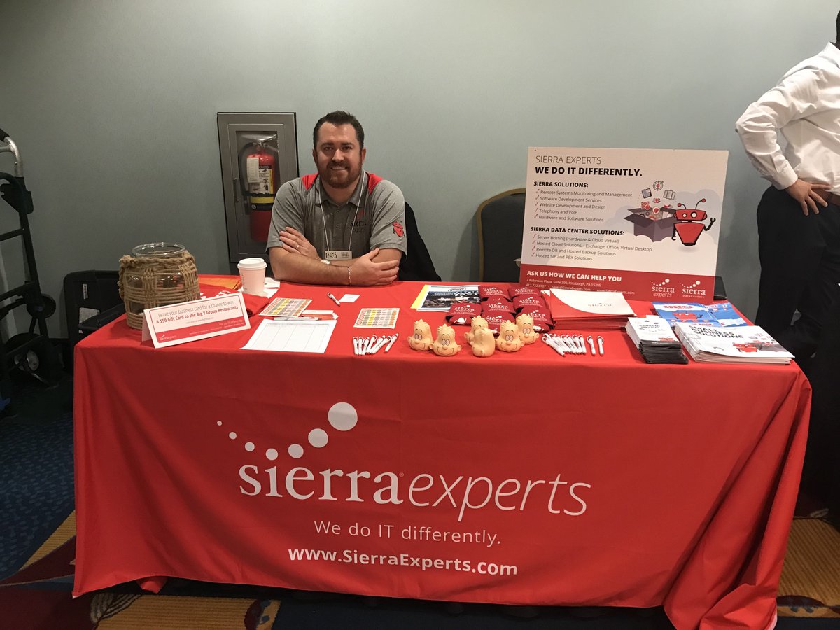 SierraExperts's tweet image. Sierra Experts is at the #TechNow17 conference today. If you're here, stop by our table and say hi!