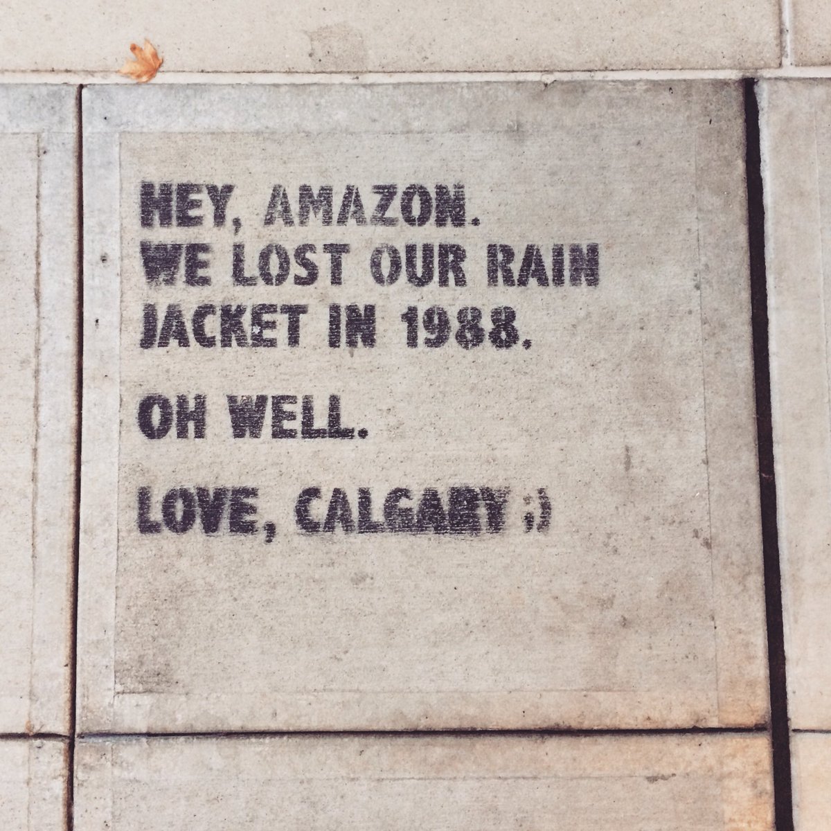 awmyers's tweet photo. Random act of mysterious copy. Poetry? Protest? Only the streets know for sure. https://t.co/hiFJZpi6lE