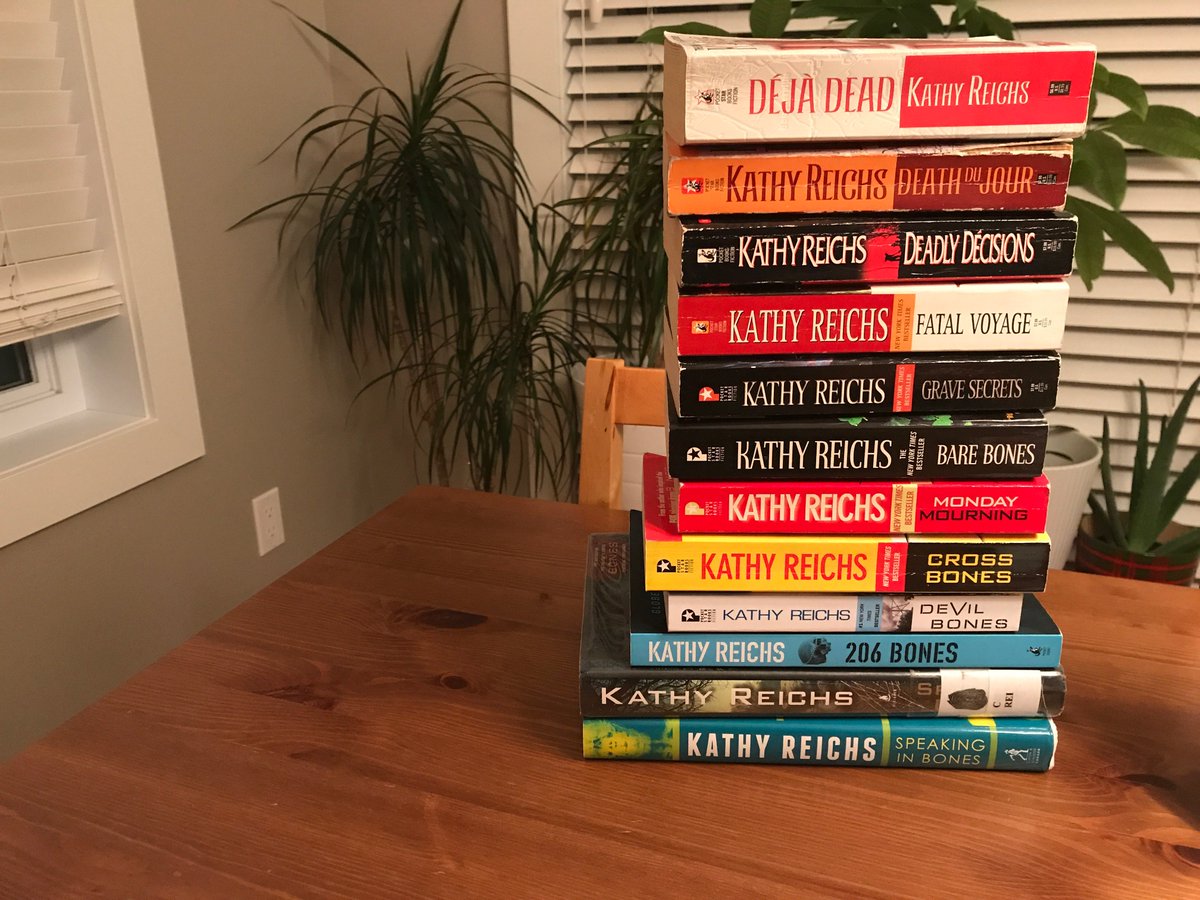 pmgendron's tweet photo. @KathyReichs Thank you! I did enjoy the novel, as much as I liked the others. Would you know if Bones never lie will be reprinted in mass-paperback? https://t.co/9KQyGROPJN