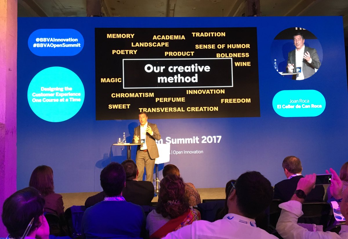 meia30's tweet photo. #OpenSummit2017 Joan Roca @CanRocaCeller "Detrás de un plato hay mucha búsqueda para crear buenos platos... hay intención, hay trabajo" https://t.co/fYN8Cc9wTl