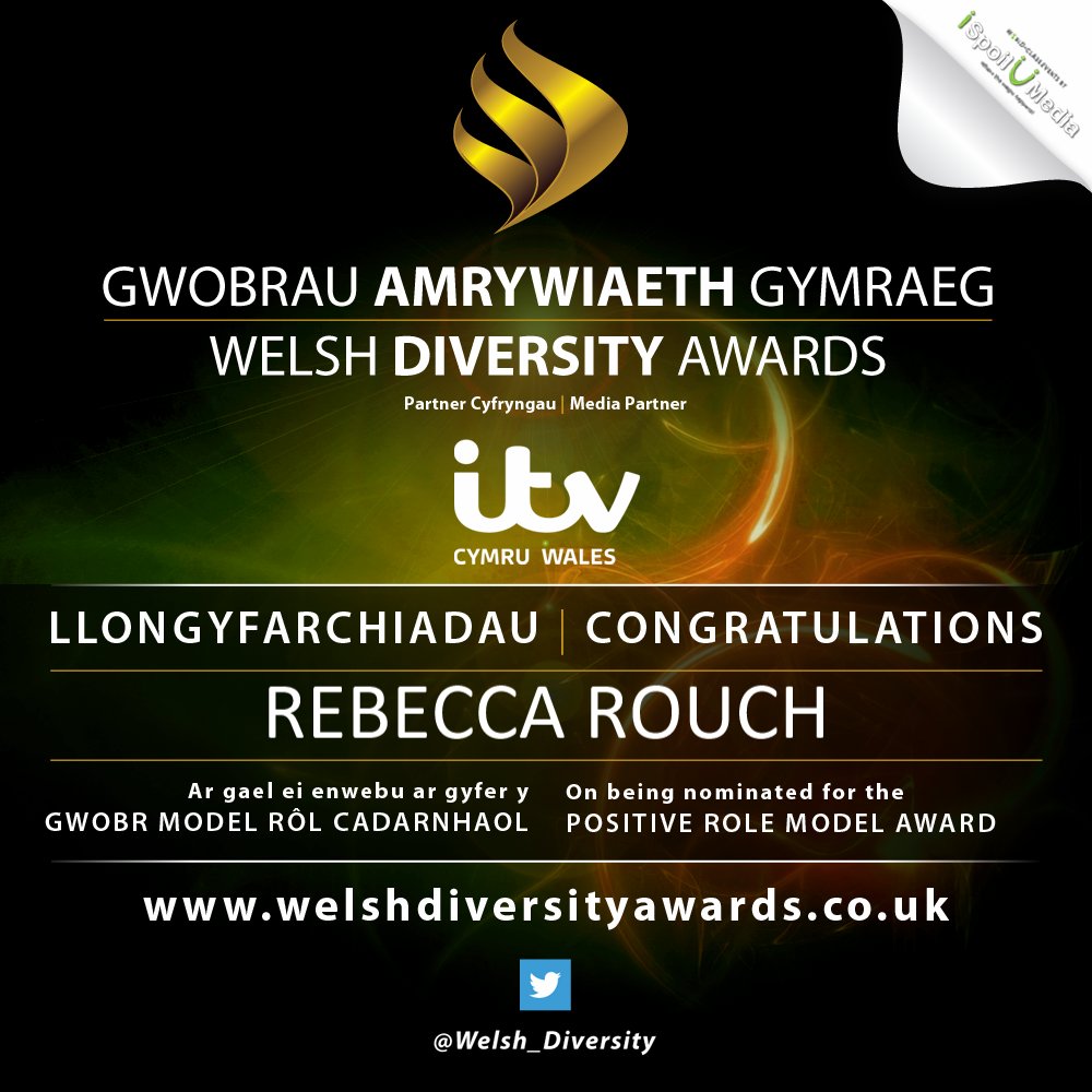 Welsh_Diversity's tweet photo. Rebbeca Rouch has been put forward for The Positive Role Model Award at The #WelshDiversityAwards2018! Congratulations Rebecca &amp; Good Luck!! https://t.co/G7iloyauY2