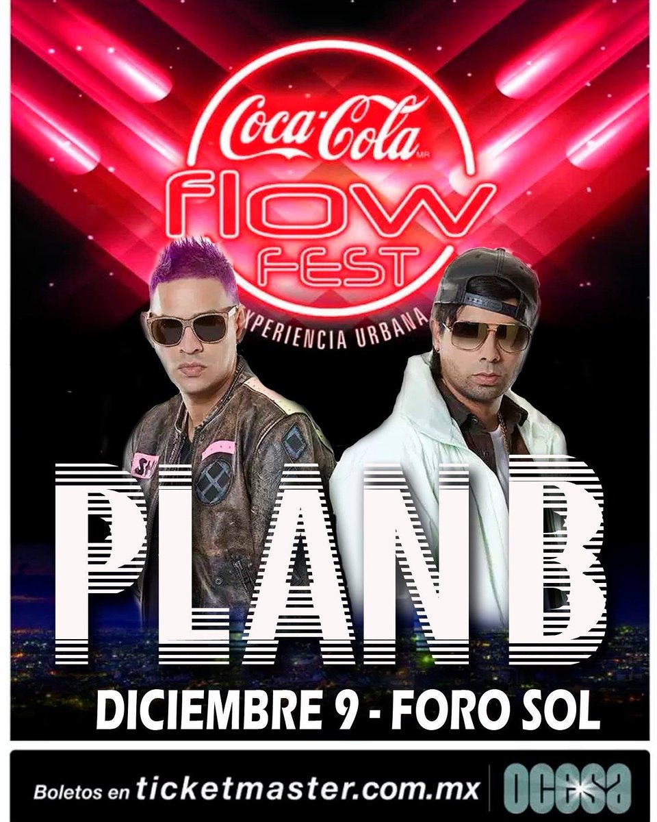 Souflowlive's tweet photo. Hoy a las 11:00 am Sale la Pre-venta para el "Coca Cola Flow Fest" // 9 de Diciembre en el Foro Sol!
#PinaRecords #PlanbLive https://t.co/9BzubidZq6