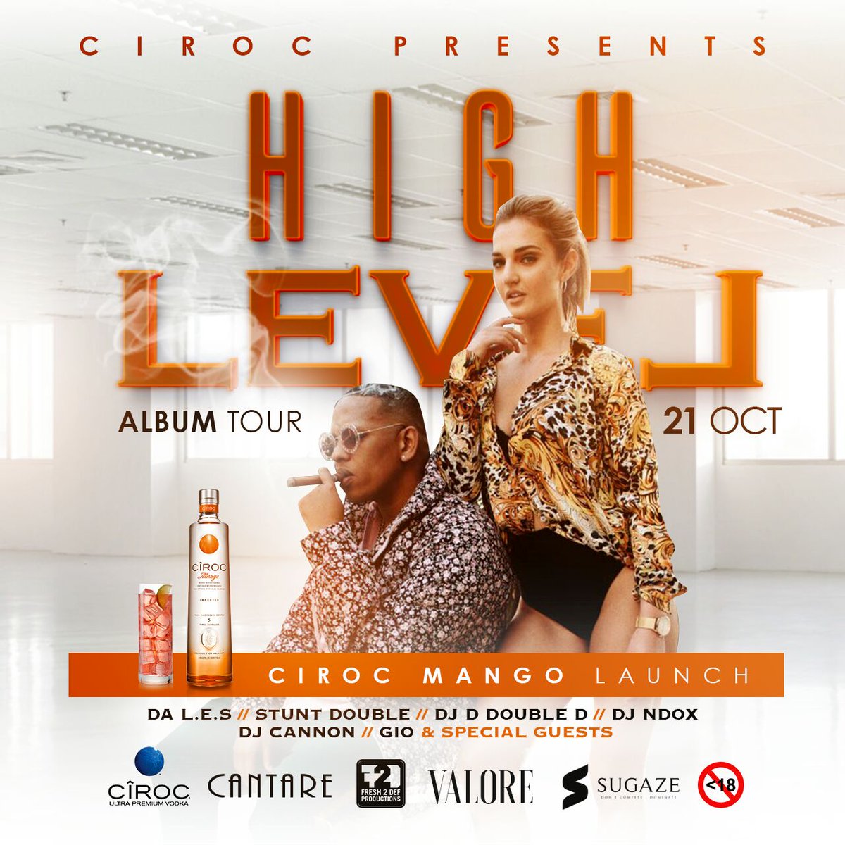 Cantare_Monte's tweet photo. We're taking it to the 🔝this weekend🔥🔥🔥🔥🔥 #CirocMango #HighLevelTour https://t.co/8oKbjag3ez