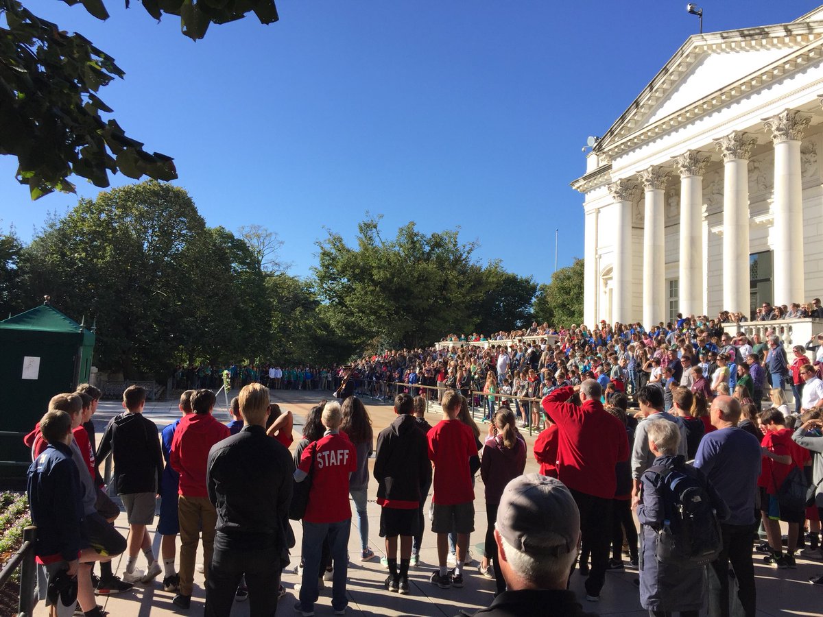 Room27Tweets's tweet photo. Arlington National Cemetary #AMSBDC2017 @AmityMSBethany #AR5 https://t.co/nVyAXC5C64
