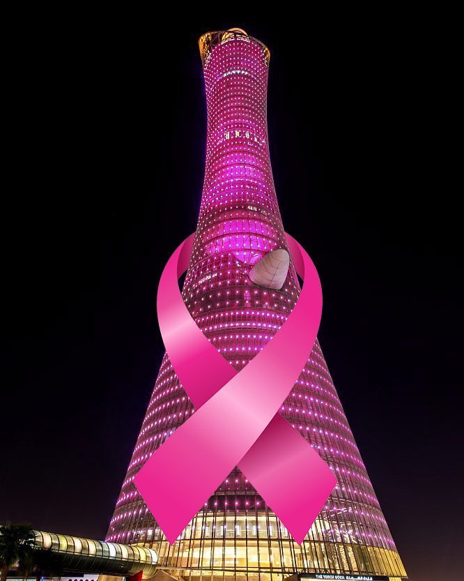 TheTorchDoha's tweet photo. Support the Fight! #THETORCHDOHA lights up Pink to support Breast Cancer Awareness Month

#QatarIconicHotel #Leadi… https://t.co/LwoCfJEXrA https://t.co/vgNJzHO2OH