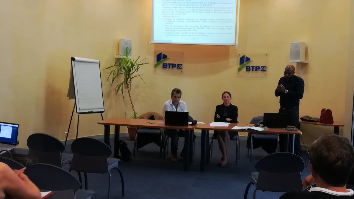FEDERATIONBTP05's tweet photo. A la Fédération BTP05, réunion sur la sous-traitance et le #travailillégal animée par l'URSSAF https://t.co/lvhELUbUIP