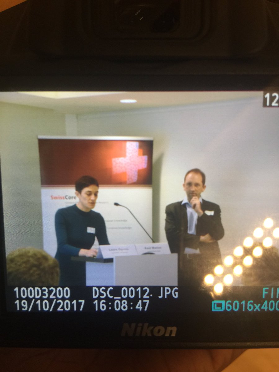 SwissCore's tweet photo. #SSBasseSSH welcome by Laure Ognois and Axel Marion @unige_en @SwissmissionEU @CH_universities https://t.co/YHeZIdl1g3