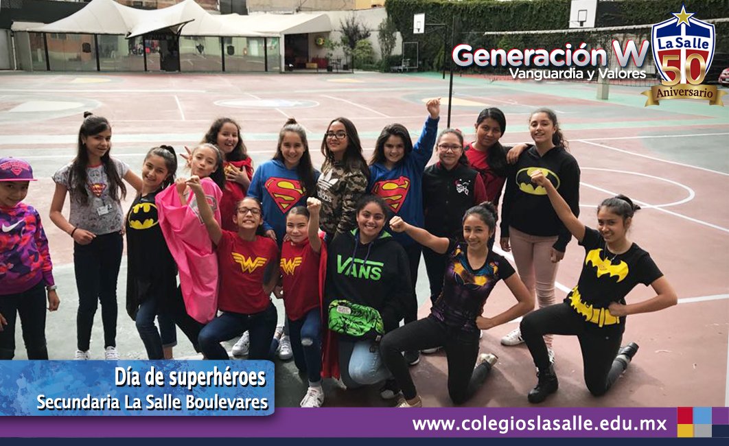 LaSalleMexico's tweet photo. Los alumnos de Secundaria La Salle Boulevares se divirtieron mucho al mostrar su caracterización. https://t.co/t5kYYae50l