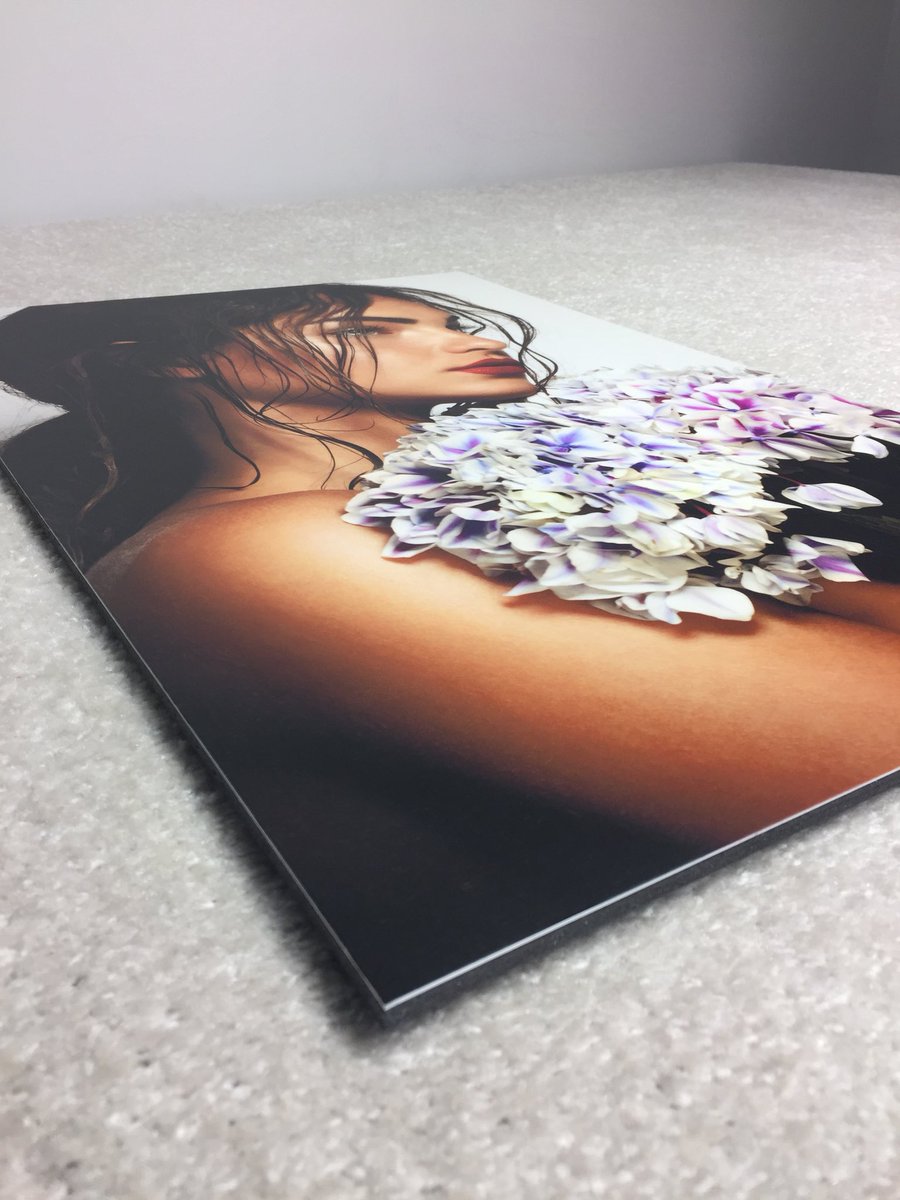 fineartink's tweet photo. Putting our laminator to work today laminating and bonding to black fomecore. Image by the lovely @tina_eisen https://t.co/B6wVLqPkyk